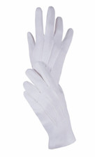 Gloves White Pure Cotton