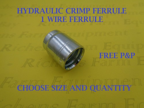 Hydraulic pipe hose crimp - hydraulic,