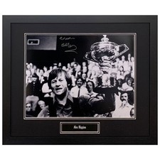 Alex Higgins Signed Framed