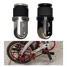 Folding bike auxiliary roller - folding,
