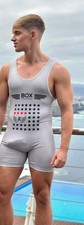 Box Menswear Wrestling Singlet