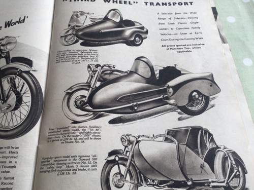 Sidecars bsa carmobile 50 - sidecars,
