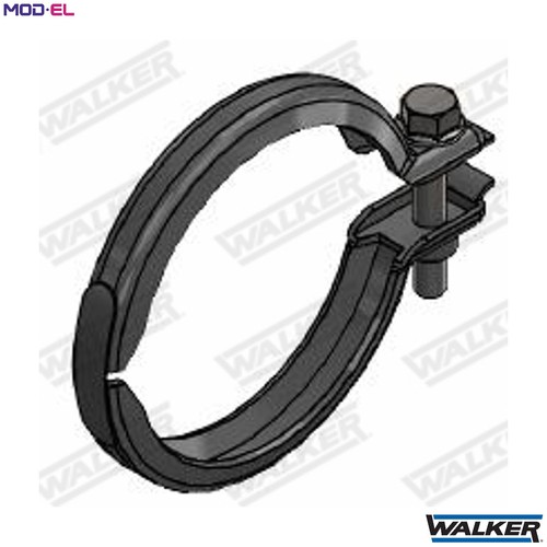 Clamping piece exhaust - clamping,