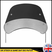 Motorcycle Windshield Wind Screen Deflector Fit For 5-7 Inch Motorbike Headlight