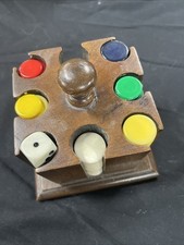 Vintage Wooden Poker Chip