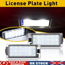 2x For Renault LED Licence