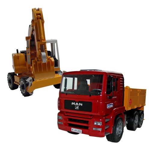 Man tga tipper truck - man,