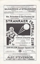 Stranraer v Forfar 1977/8 (10