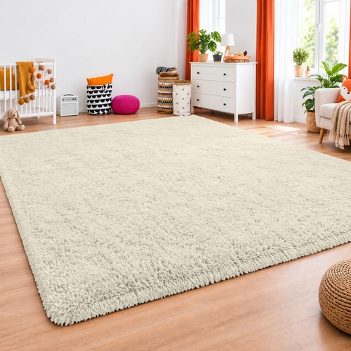 Fluffy faux fur shaggy rug - fur,