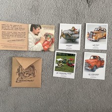 The Comic Art of Collectors Series Guillermo Forchino 4- 2004 Polaroid Cards.