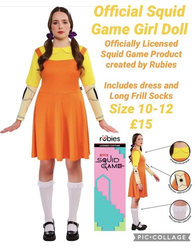 Official squid game doll - official,