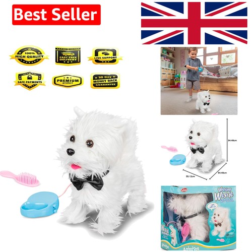 Walking westie electronic dog - walking,