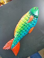 Large Wooden Fish Wall Hanging