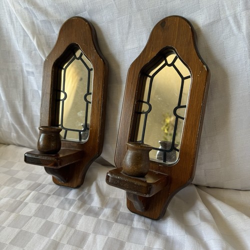 Vintage wood wall - vintage, mirror