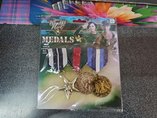 Combat Hero Medals Fancy Dress
