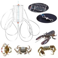 Steel Wire Crab Catching Tool Crab Trap  Crab Lobster Shrimp Crayfish