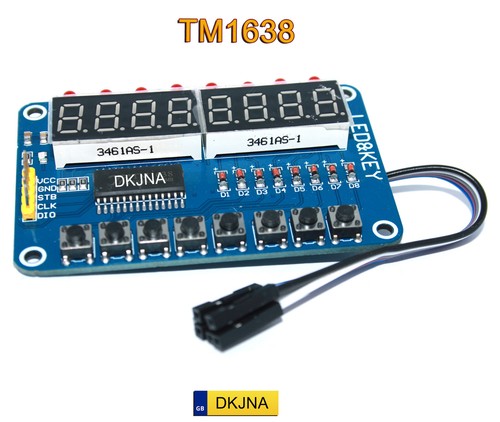 Tm1638 multi development - tm1638, i/o