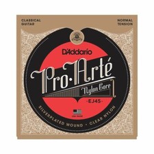 D'ADDARIO EJ45 - CLASSICAL GUITAR STRINGS - PRO-ARTE - NYLON - NORMAL TENSION
