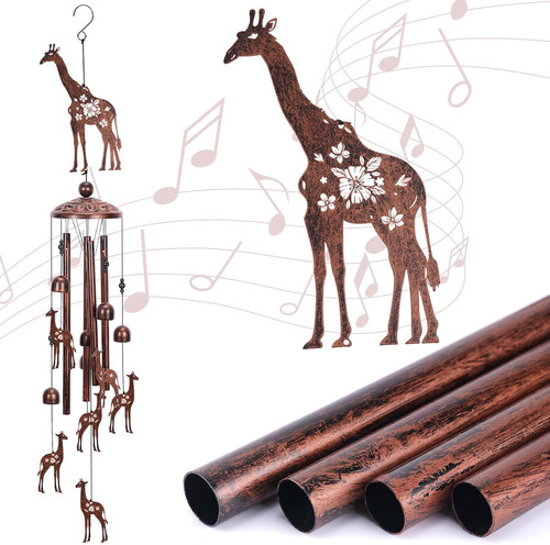 Giraffe gift wind chimes for - giraffe,