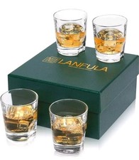 LANFULA Whisky Glasses, 230 ml