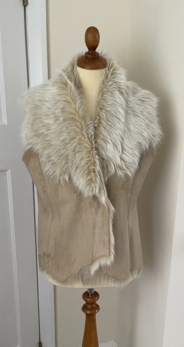 Oasis faux sheepskin waistcoat - faux,