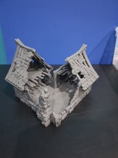 Ruined House (B) - Fantasy Wargaming Terrain 28mm - Mordheim,Frostgrave,warhamme