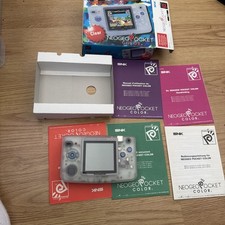 SNK NeoGeo Pocket Color Handheld Console Clear Beautiful Condition