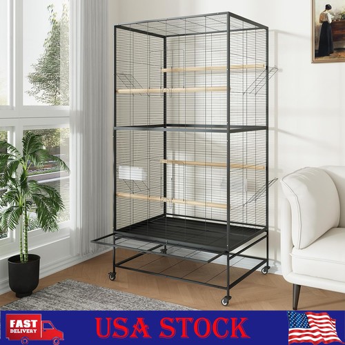 Metal bird cage - cage, with