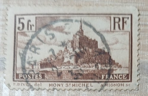 French stamp - french,