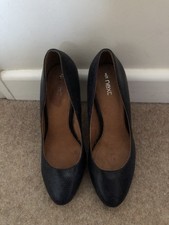 Ladies Navy Shoes Size 5 By Next