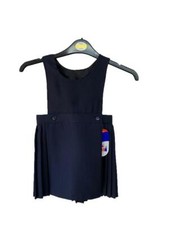 PLEATED BIB PINAFORE DRESS