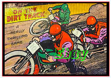 Retro Speedway Game Card with
