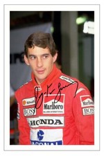 AYRTON SENNA Signed Autograph