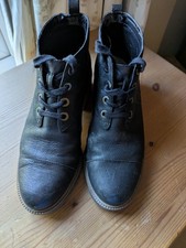 Women's Black Laceup Ankle