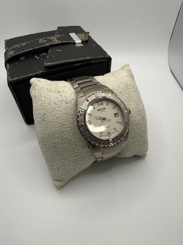 Boccia titanium watch - titanium, mens