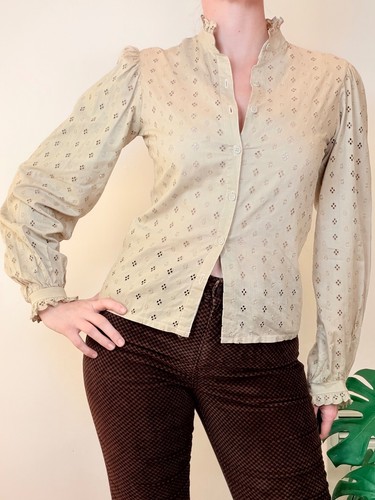 Vintage victorian style blouse - vintage,