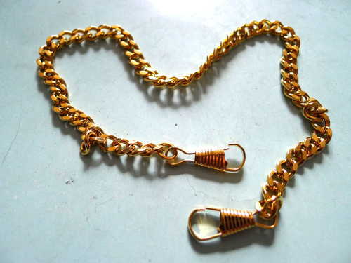 Gold plated pocket watch - gold,
