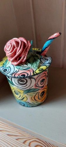 Vintage mary rose young lidded - vintage,