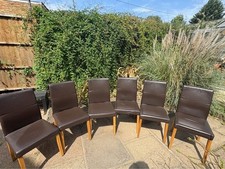 Habitat Dark Brown Leatherette