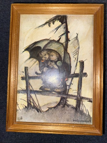 Vintage hummel music box pull - hummel,