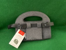 MACLAREN CHARCOAL GREY FELT MINI UTILITY TOTE BAG ~ NEW WITH TAG