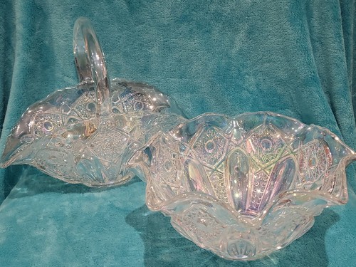Carnival glass rare - carnival, large