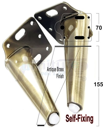 Metal furniture legs - 4,