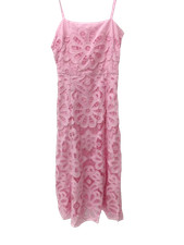 TEMPERLEY LONDON Ladies UK 8 Guinevere Strappy Pink Floral Light Dress BNWT 