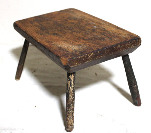 19th cent painted milking - 19th,