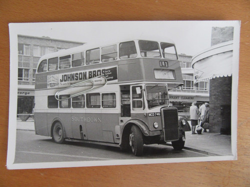 Southdown bus reg mcd 746 - bus, no