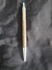 VINTAGE JUDAICA BEZALEL STERLING SILVER BALLPOINT PEN 12 TRIBES of ISRAEL MERKUR