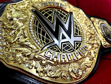 New World Heavyweight Championship Belt Adult Size Replica 6mm Diecast Wrestling