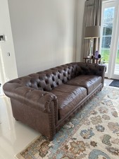 Leather Chesterfield 4 Seater