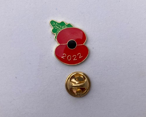 Dated 2022 poppie pin badge - dated,